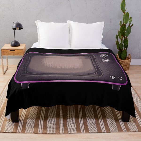 Item preview, No Signal TV - Retro Television - turn off the TV - fuchsia designed and sold by PeterADesign.
