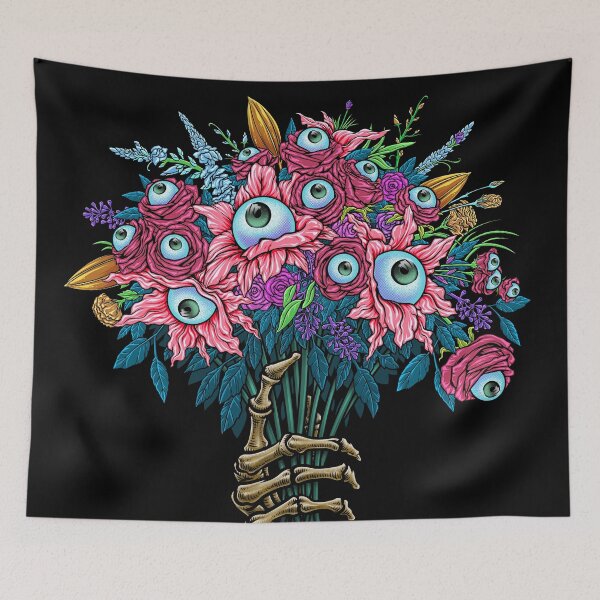 Item preview, spooky eyeball monster bouquet designed and sold by Winya.