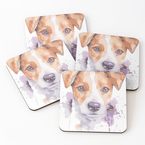 Item preview, Jack Russel Portrait with Pastel Background designed and sold by Cody Bertasso.