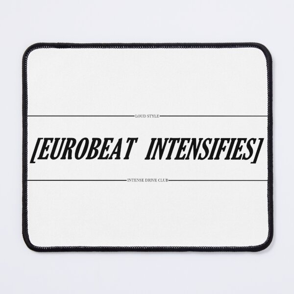 Item preview, Black/White Eurobeat Intensifies designed and sold by loudstyle.