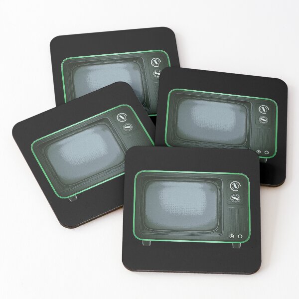 Item preview, No Signal TV - Retro Television - turn off the TV - green designed and sold by PeterADesign.