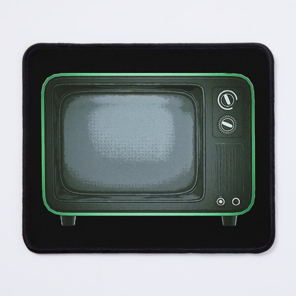 Item preview, No Signal TV - Retro Television - turn off the TV - green designed and sold by PeterADesign.