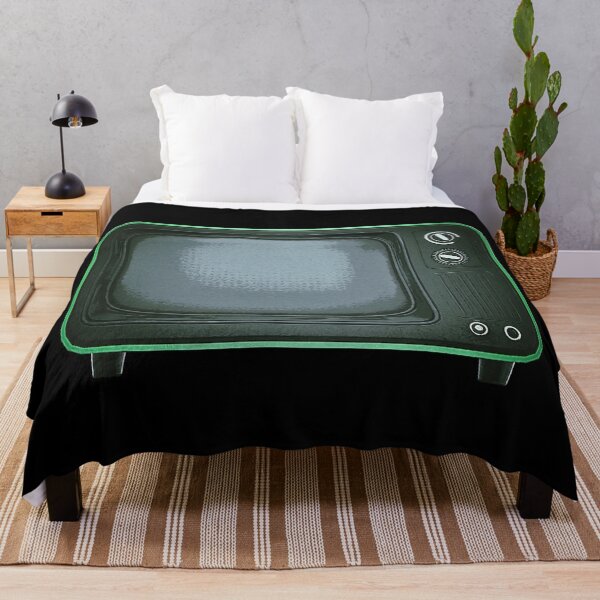 Item preview, No Signal TV - Retro Television - turn off the TV - green designed and sold by PeterADesign.
