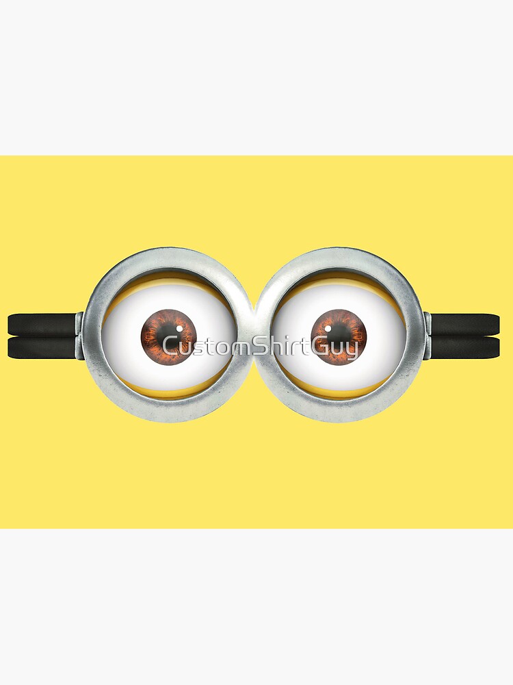 Minion style Eyes Backpack for Sale by CustomShirtGuy