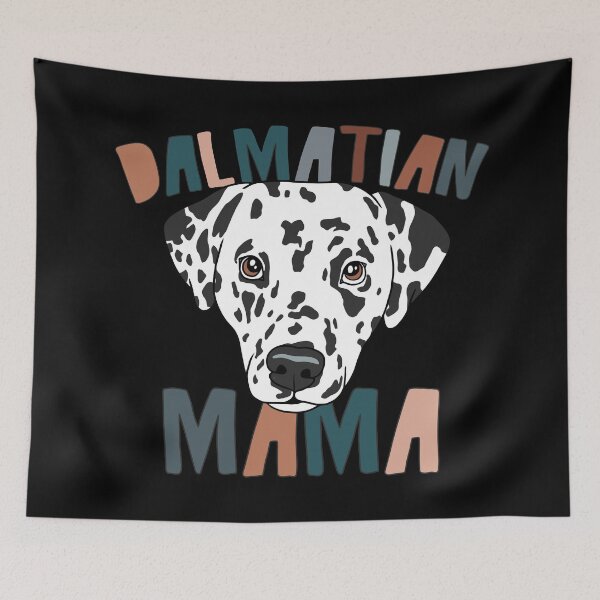 Artikelvorschau, Dalmatinische Mama - Süße Retro-Hundemutter entworfen und verkauft von printify.