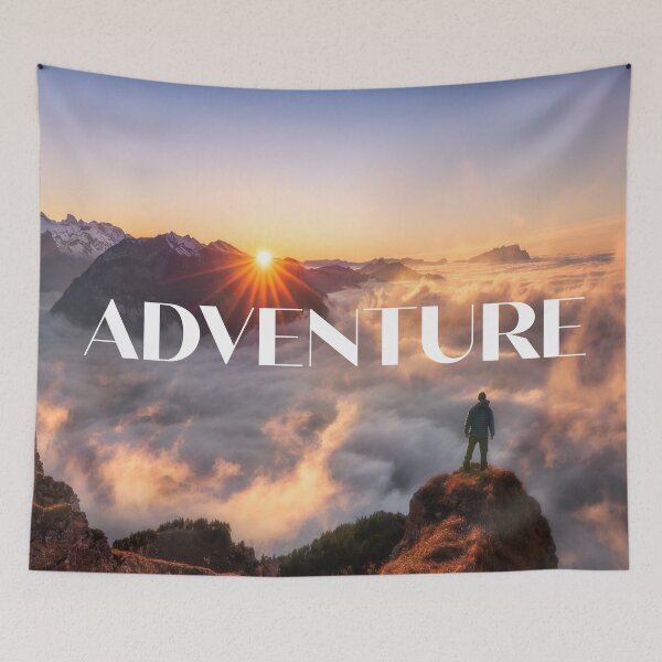 Item preview, "Adventure" - Inspiring word and epic landscape designed and sold by paediil.