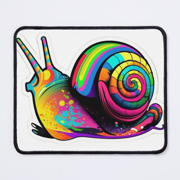 Item preview, Rainbow African Land Snail designed and sold by Joanna @ColorfulMoonlight.