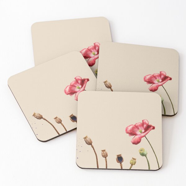 Item preview, Poppy flower cycle designed and sold by AR-Illustration.