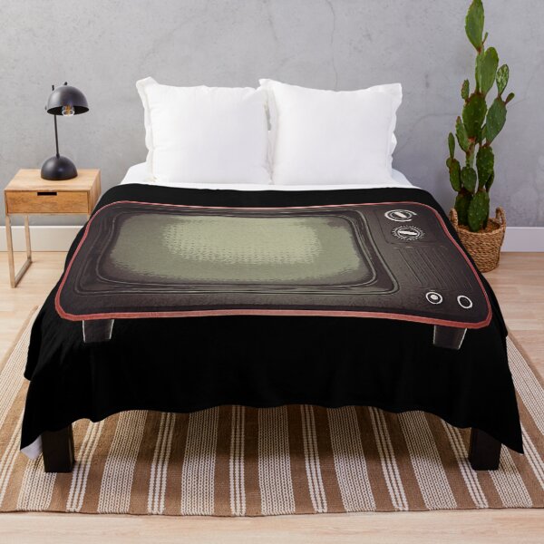 Item preview, No Signal TV - Retro Television - turn off the TV - red designed and sold by PeterADesign.