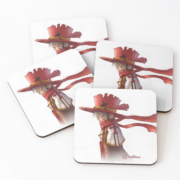 Item preview, A white-hair archbishop wearing a red scarf and big hat - RO (no snow) designed and sold by VinLoveArtworks.