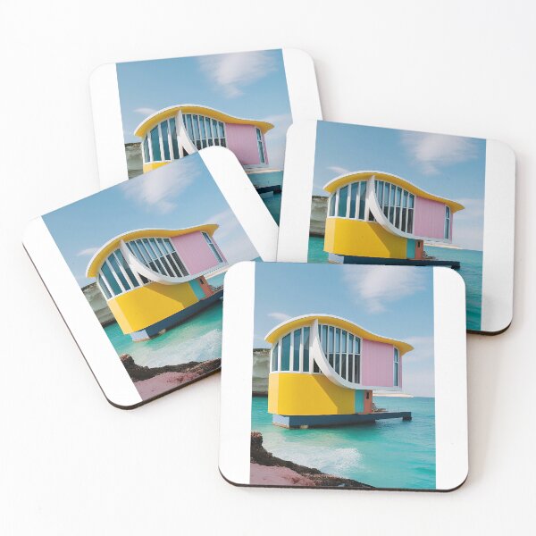 Item preview, Pastel ocean architectural cabin fantasy designed and sold by UnrealStudio.