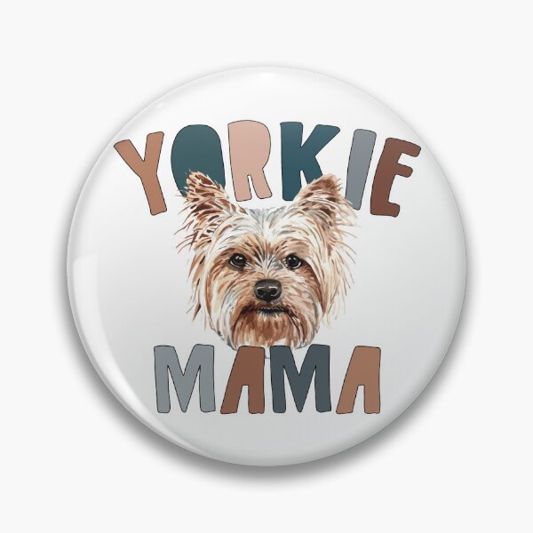 Artikelvorschau, Yorkie Mama - Süße Retro-Hundemama entworfen und verkauft von printify.