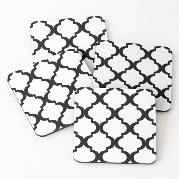 Item preview, Elegant  Arabic Islamic Pattern (3) - Minimal, Elegant, Simple ( Black & White ) Design designed and sold by FenMou.