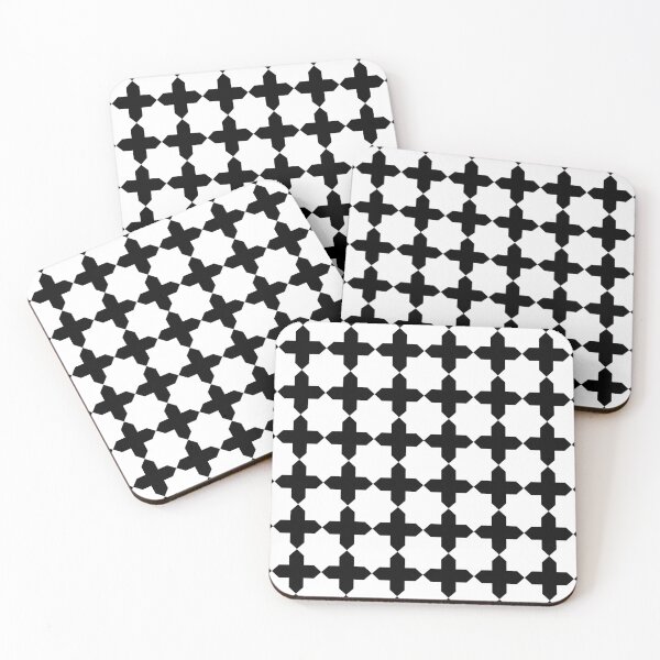 Item preview, Elegant  Arabic Islamic Pattern (4) - Minimal, Elegant, Simple ( Black & White ) Design designed and sold by FenMou.
