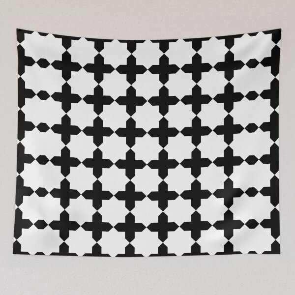 Item preview, Elegant  Arabic Islamic Pattern (4) - Minimal, Elegant, Simple ( Black & White ) Design designed and sold by FenMou.