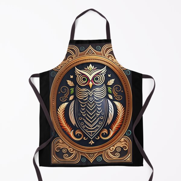 Item preview, Owl tribal mandala tattoo designed and sold by HappyTrippy.