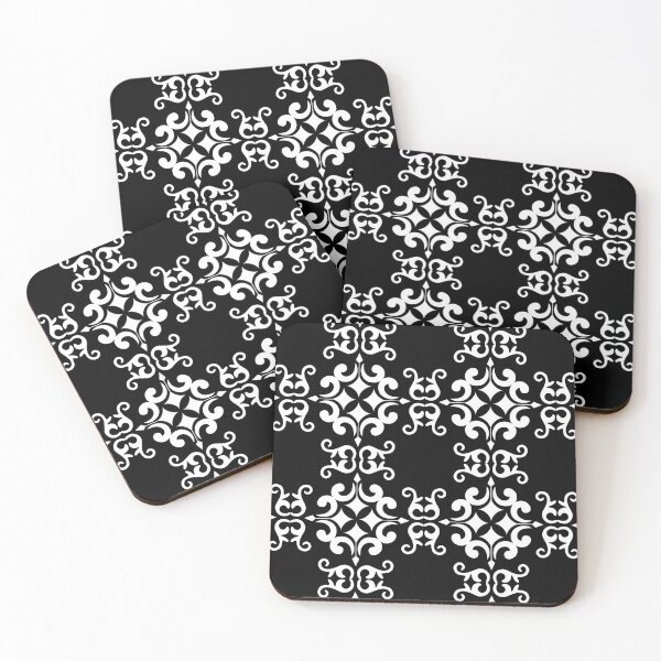 Item preview, Elegant  Arabic Islamic Pattern (5) - Minimal, Elegant, Simple ( Black & White ) Design designed and sold by FenMou.