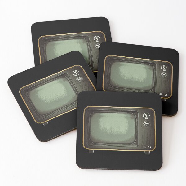 Item preview, No Signal TV - Retro Television - turn off the TV - yellow designed and sold by PeterADesign.
