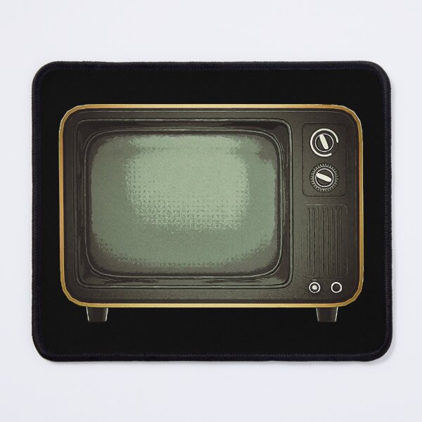 Item preview, No Signal TV - Retro Television - turn off the TV - yellow designed and sold by PeterADesign.