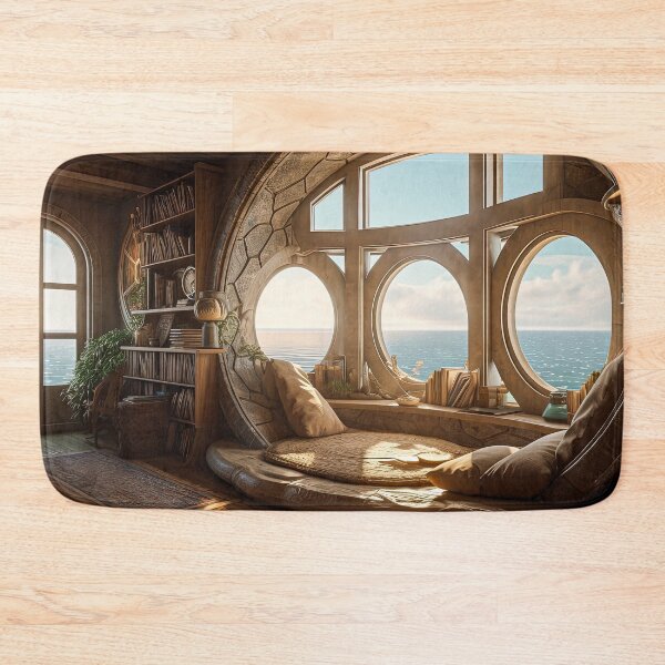 Artikelvorschau, Ocean Room, Strandhaus-Dekor, gemütliches Interieur entworfen und verkauft von SunDoor Art.