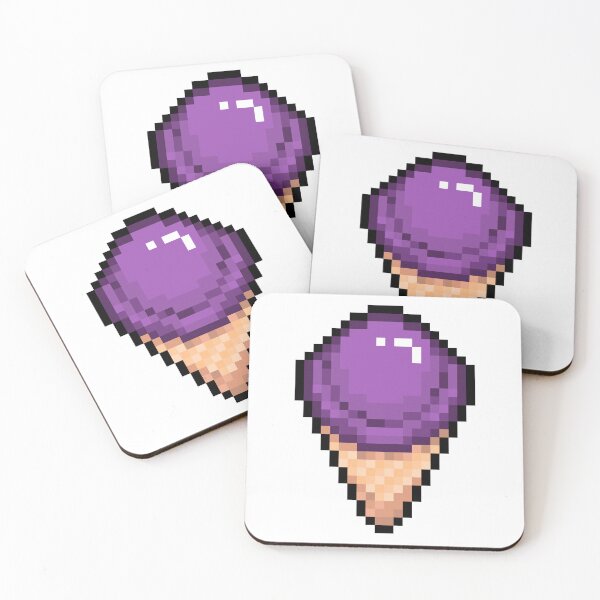 Item preview, Ube (Purple Yam) Ice Cream Pixel Art designed and sold by Pixelification.