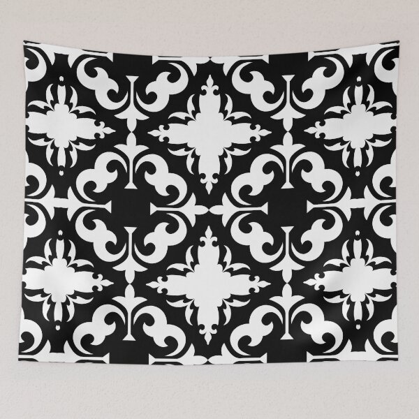Item preview, Elegant  Arabic Islamic Pattern (7) - Minimal, Elegant, Simple ( Black & White ) Design designed and sold by FenMou.