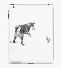 Shiba Inu and his new friend iPad Case/Skin