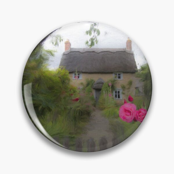 Item preview, Rose Cottage - Oil Painting Effect designed and sold by Allenart_UK.