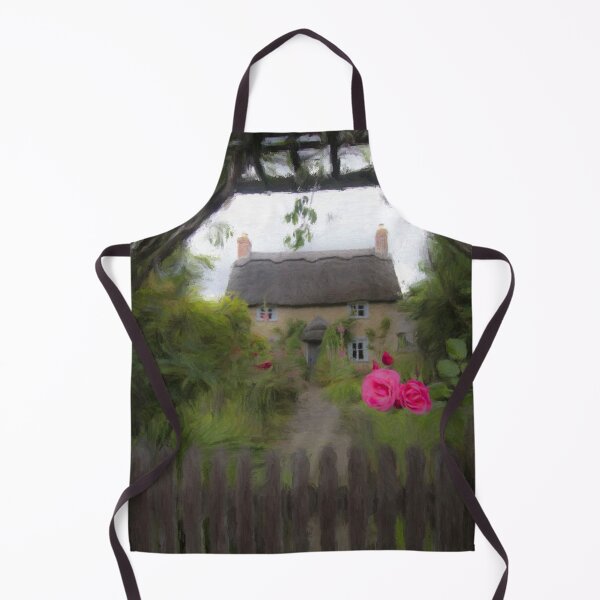 Item preview, Rose Cottage - Oil Painting Effect designed and sold by Allenart_UK.