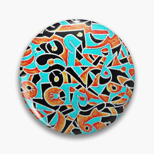 Item preview, Age Of Civilization, Brilliant Blue Mustard Yellow Abstract Art designed and sold by ubustudio.