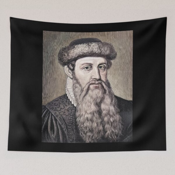 Item preview, Johannes Gutenberg – Inventor designed and sold by CrankyOldDude.