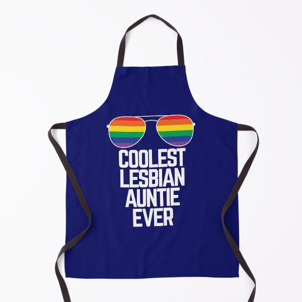 Item preview, COOLEST LESBIAN AUNTIE EVER Funny Gay Quote Rainbow Sunglasses LGBT Flag Gift designed and sold by Lightfield.