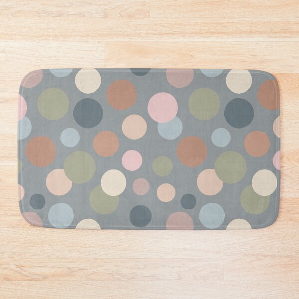 Item preview, Retro 70s color palette random dots pattern designed and sold by ankka.