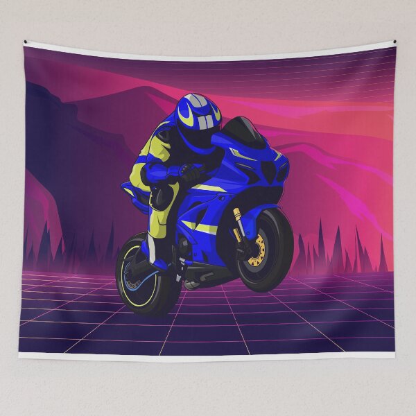 Item preview, Suzuki GSX-R wheelie | Background 3 designed and sold by MotorcycleLove.