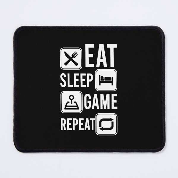 Item preview, Eat sleep game repeat designed and sold by Bigilyy.