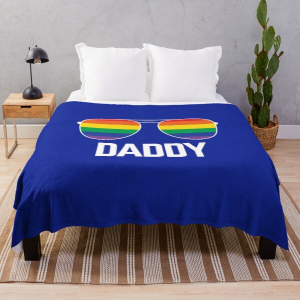 Item preview, DADDY Funny LGBT Quote Rainbow Sunglasses Gay Flag designed and sold by Lightfield.
