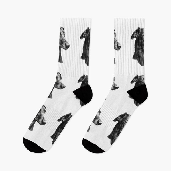 Item preview, Black greyhound in charcoal designed and sold by lascositasdetri.