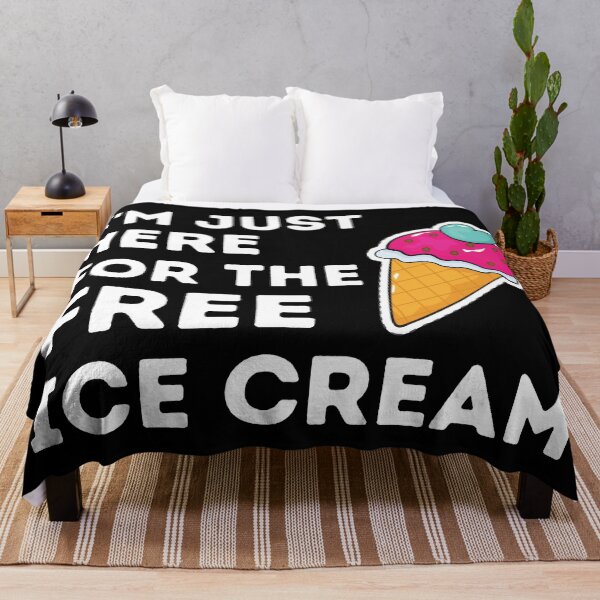 Item preview, I'm Just Here For The Free Ice Cream Funny Cruise designed and sold by Sarocha Kaewsanod.