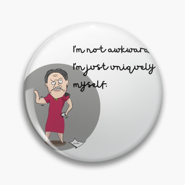 Item preview, I'm not awkward, I'm just uniquely myself sticker designed and sold by patrickchung.