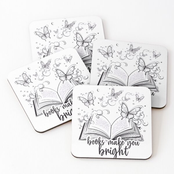 Artikelvorschau, Books make you bright entworfen und verkauft von knuppify.