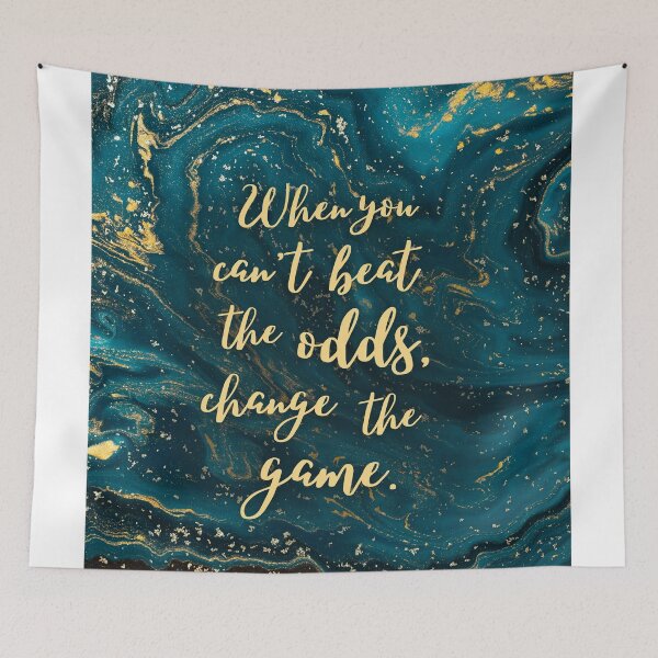 Item preview, When you can't beat the odds, change the game. designed and sold by addict2reading.