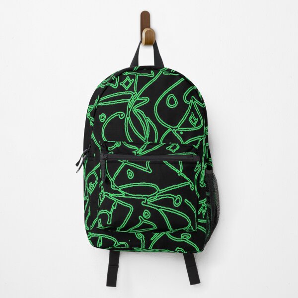 Item preview, Wax Seal, Green And Black Abstract Art designed and sold by ubustudio.