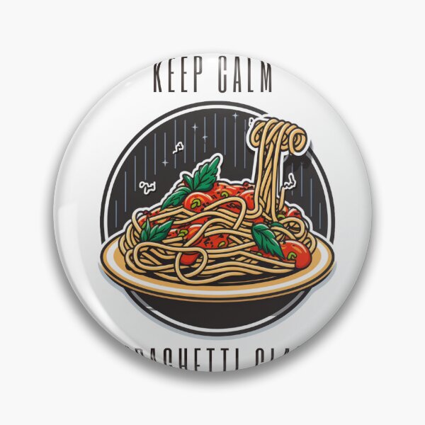 Item preview, keep calm and spaghetti clamp designed and sold by printiesart.