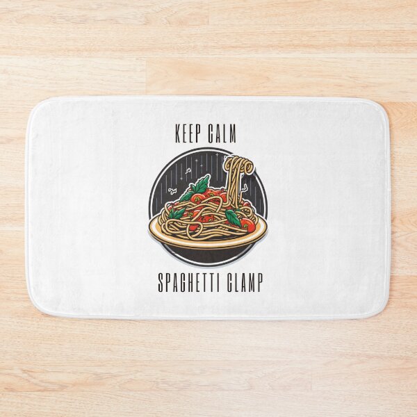 Item preview, keep calm and spaghetti clamp designed and sold by printiesart.