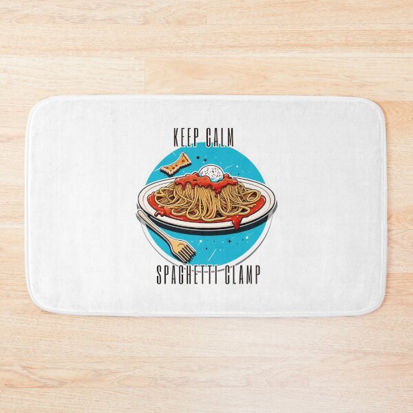 Item preview, keep calm and spaghetti clamp designed and sold by printiesart.