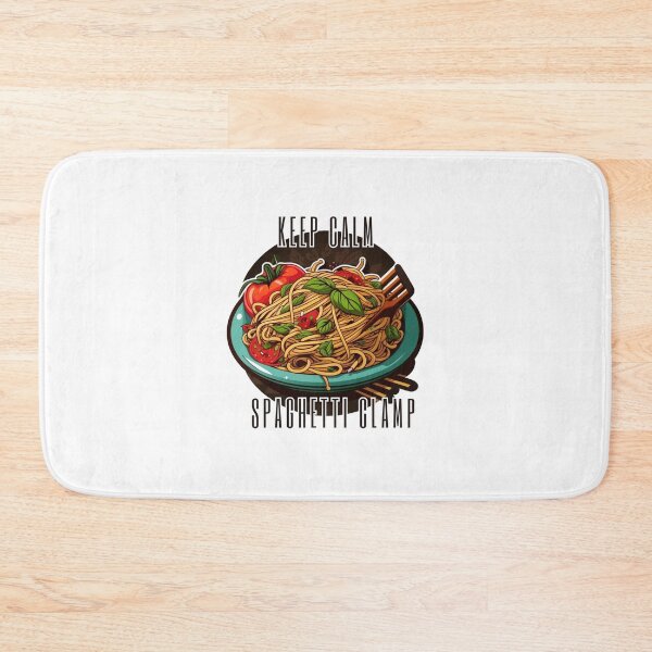 Item preview, keep calm and spaghetti clamp designed and sold by printiesart.