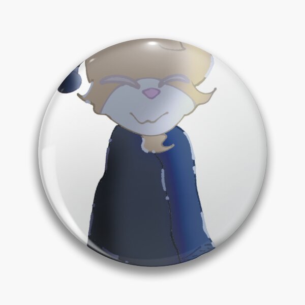 Item preview, Cute male cat in light dark blue winter cloth designed and sold by BeemessageShop.