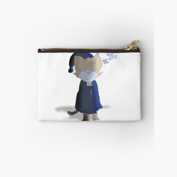 Item preview, Cute male cat in light dark blue winter cloth designed and sold by BeemessageShop.