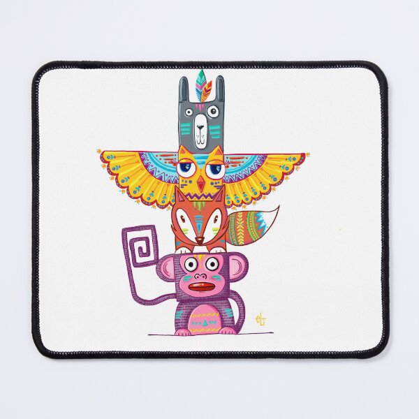 Item preview, wild kids totem in color designed and sold by eli gallego.