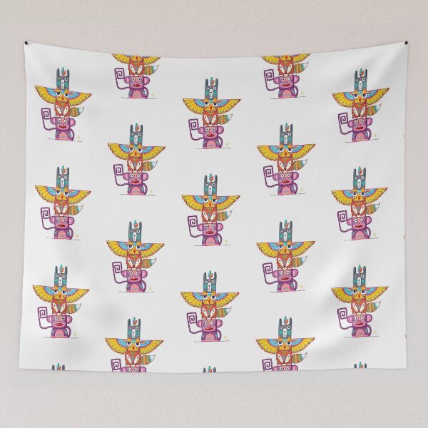 Item preview, wild kids totem in color designed and sold by eli gallego.